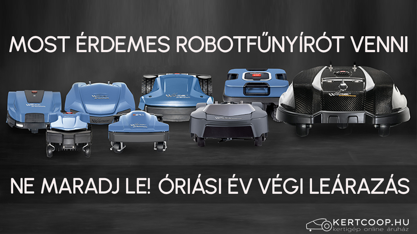 robotfűnyíró akció