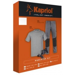 Kapriol munkaruha szett szürke (nadrág+öv+póló) L (M-2XL)