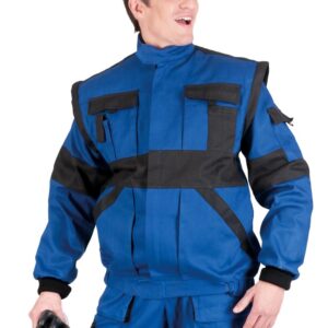 MAX kabát 260 g/m2 kék/fekete 50