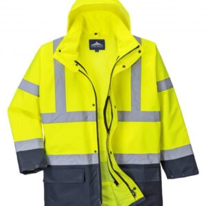 PORTWEST Essential 5 az 1-ben kabát sárga/tengerészkék L (XS-4XL)