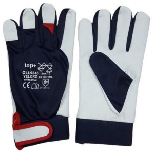 TOP LASAV (OLI-9846 VELCRO) báránybőr védőkesztyű 10 (8-11)